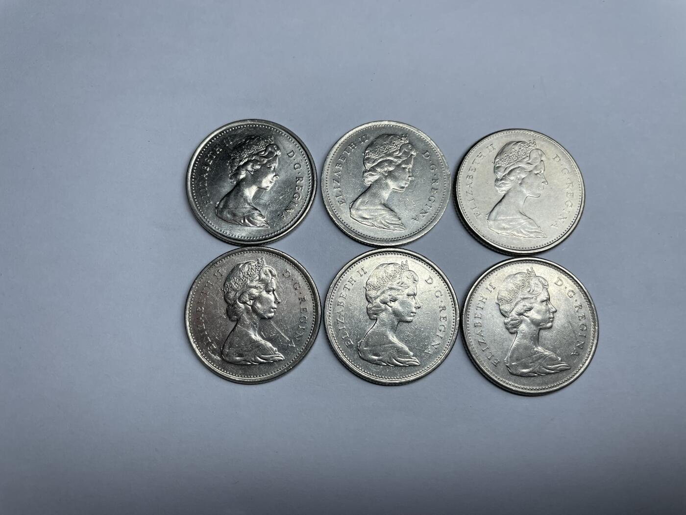 2024年集古藏今外币拍卖第九期-第2场—（总第82拍） 加拿大26分6枚