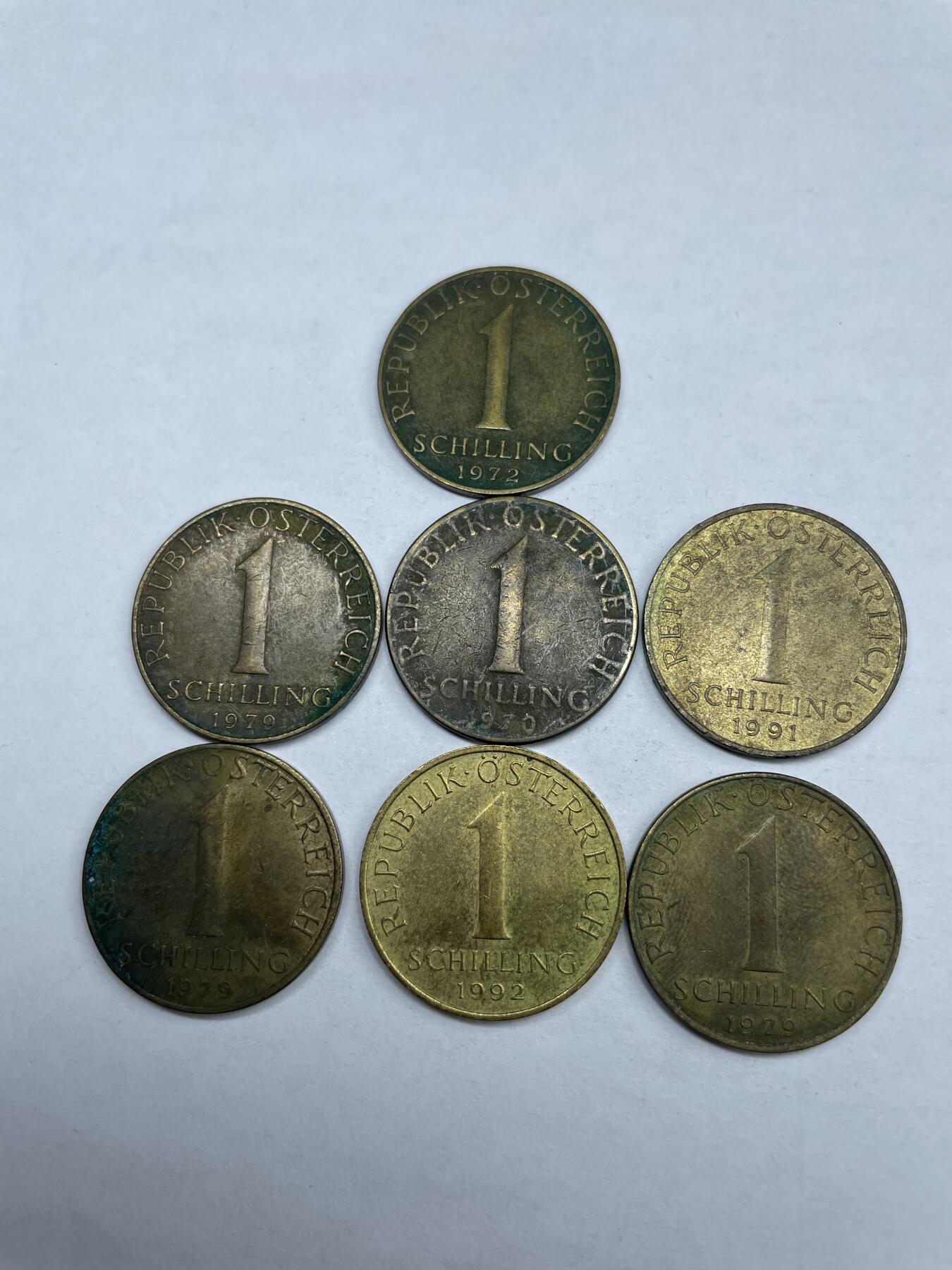 2024年集古藏今外币拍卖第九期-第3场—（总第83拍） 奥地利7枚