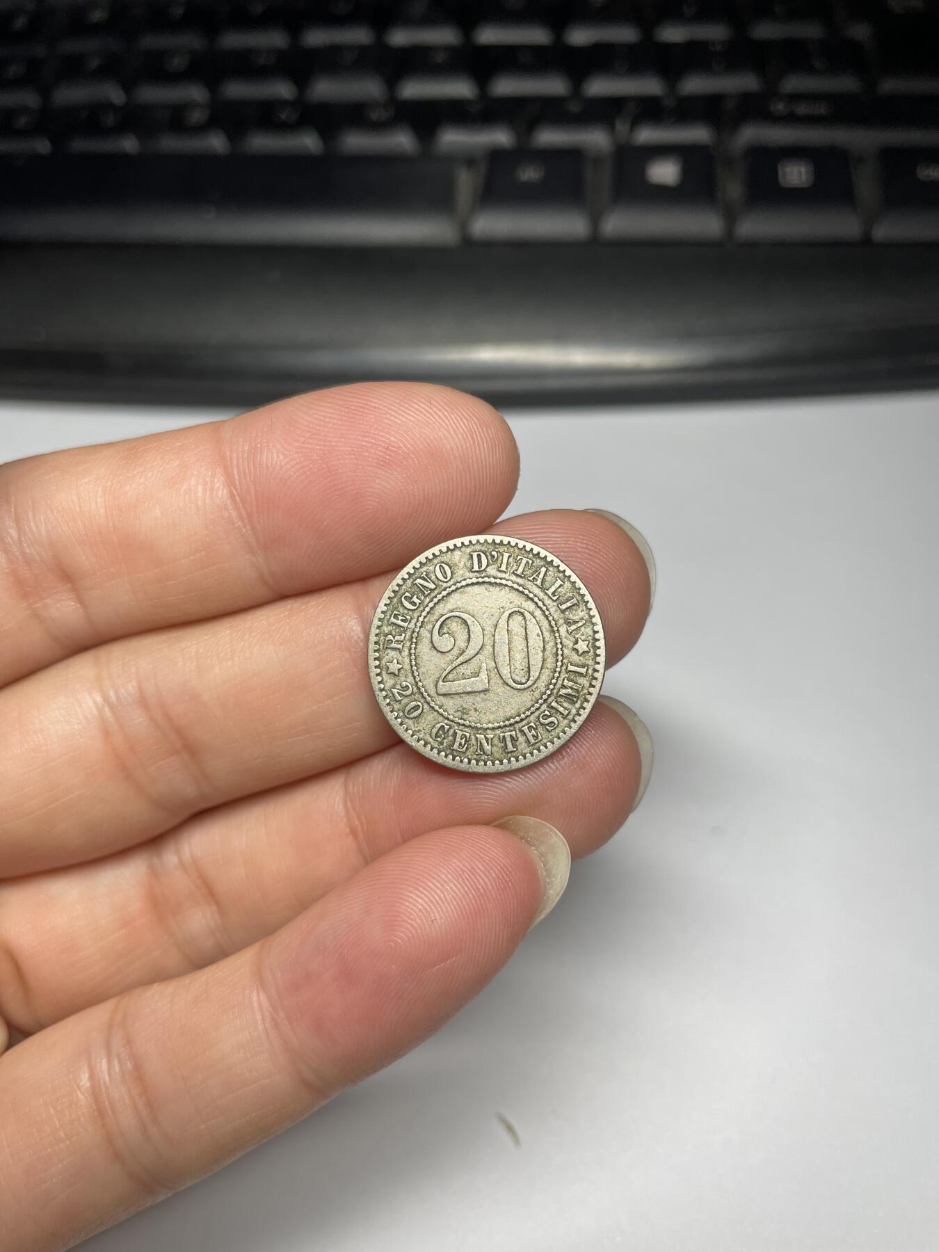 2024年集古藏今外币拍卖第九期-第2场—（总第82拍） 1894年意大利20分