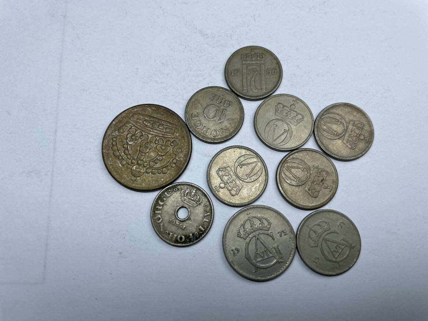 2024年集古藏今外币拍卖第九期-第3场—（总第83拍） 北欧10枚