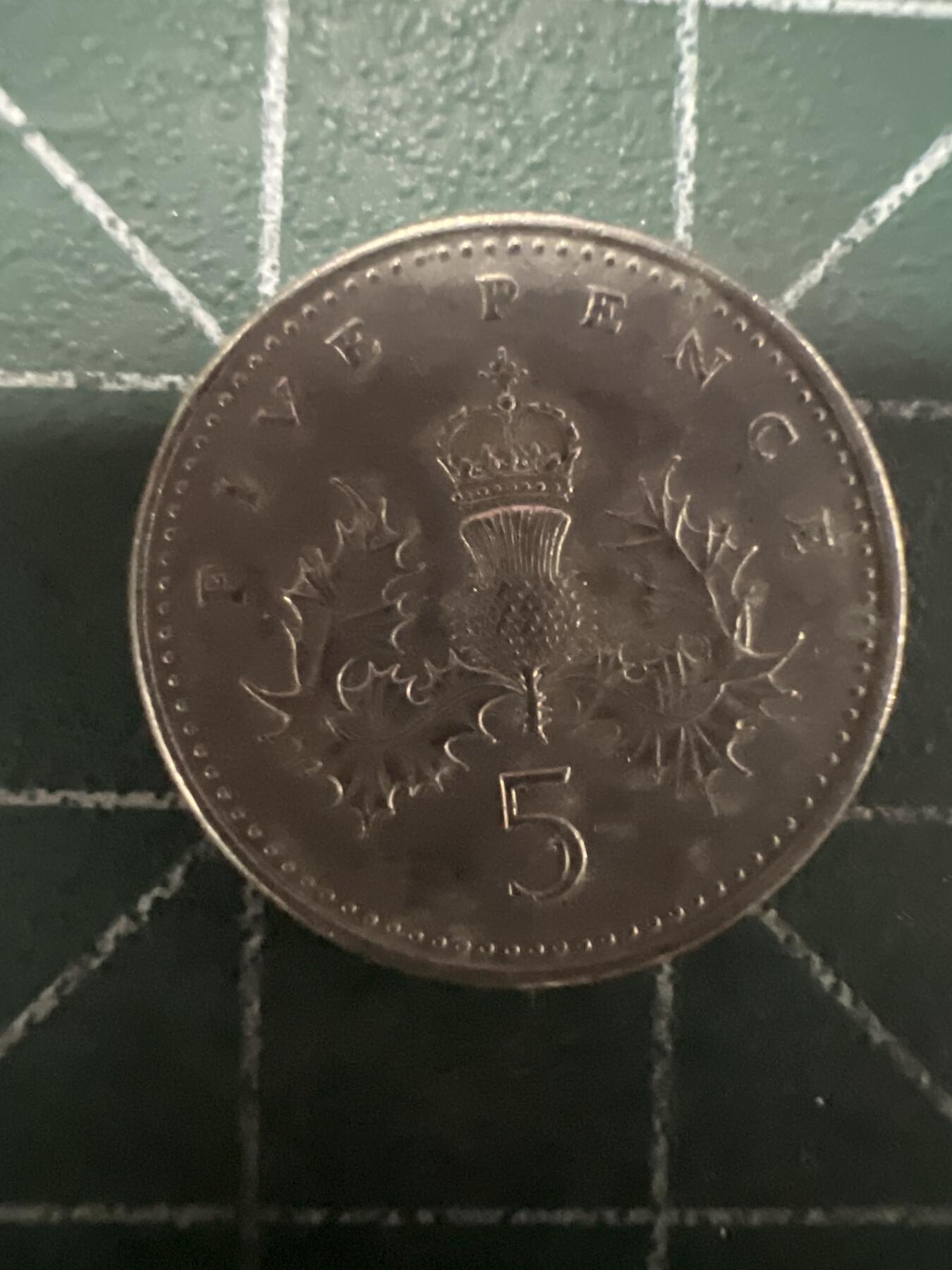 第627期 硬币专场 （无押金，捡漏，全场50包邮，偏远地区除外，接收代拍业务） 英国5便士