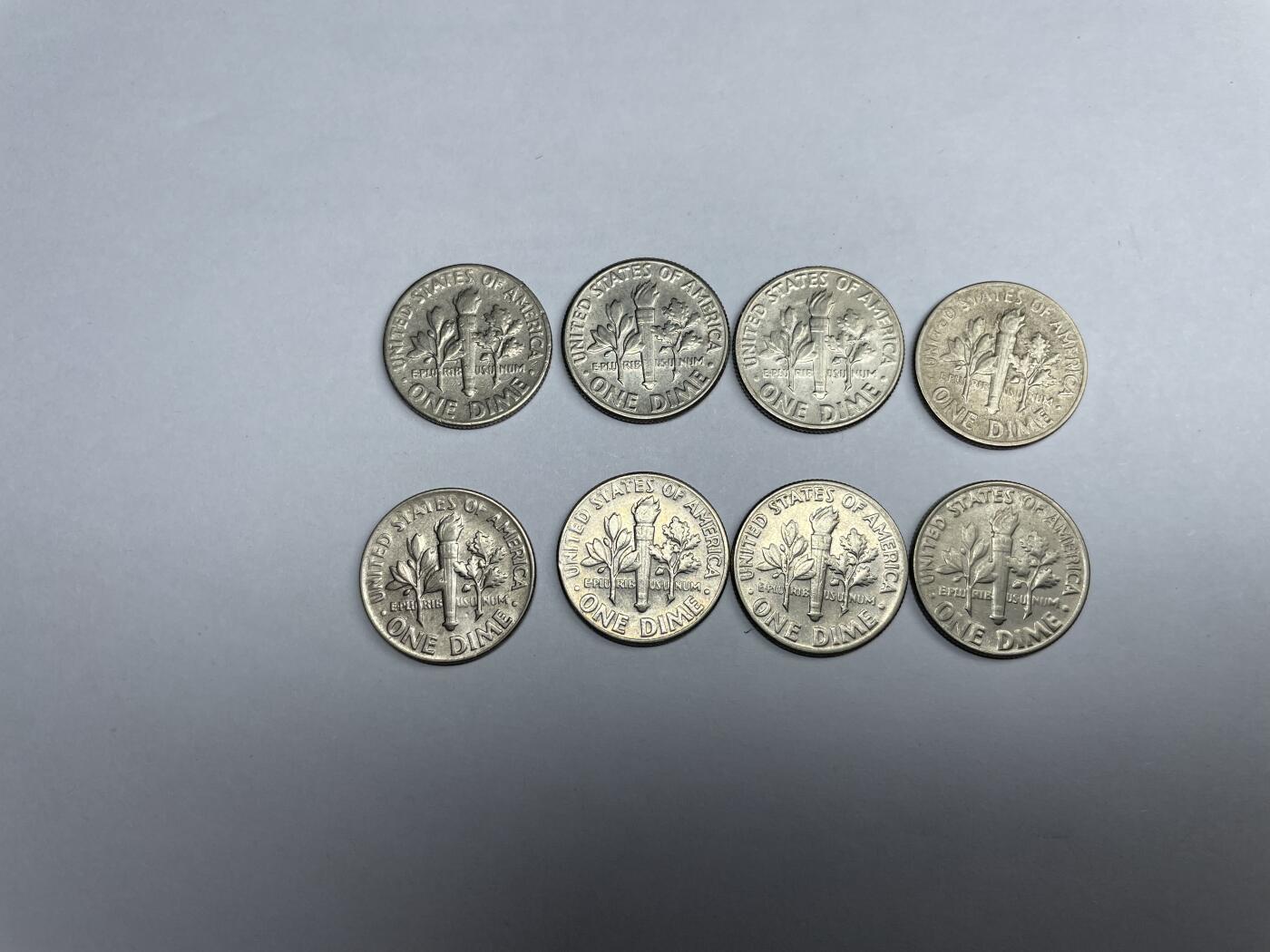 2024年集古藏今外币拍卖第九期-第2场—（总第82拍） 10美分8枚