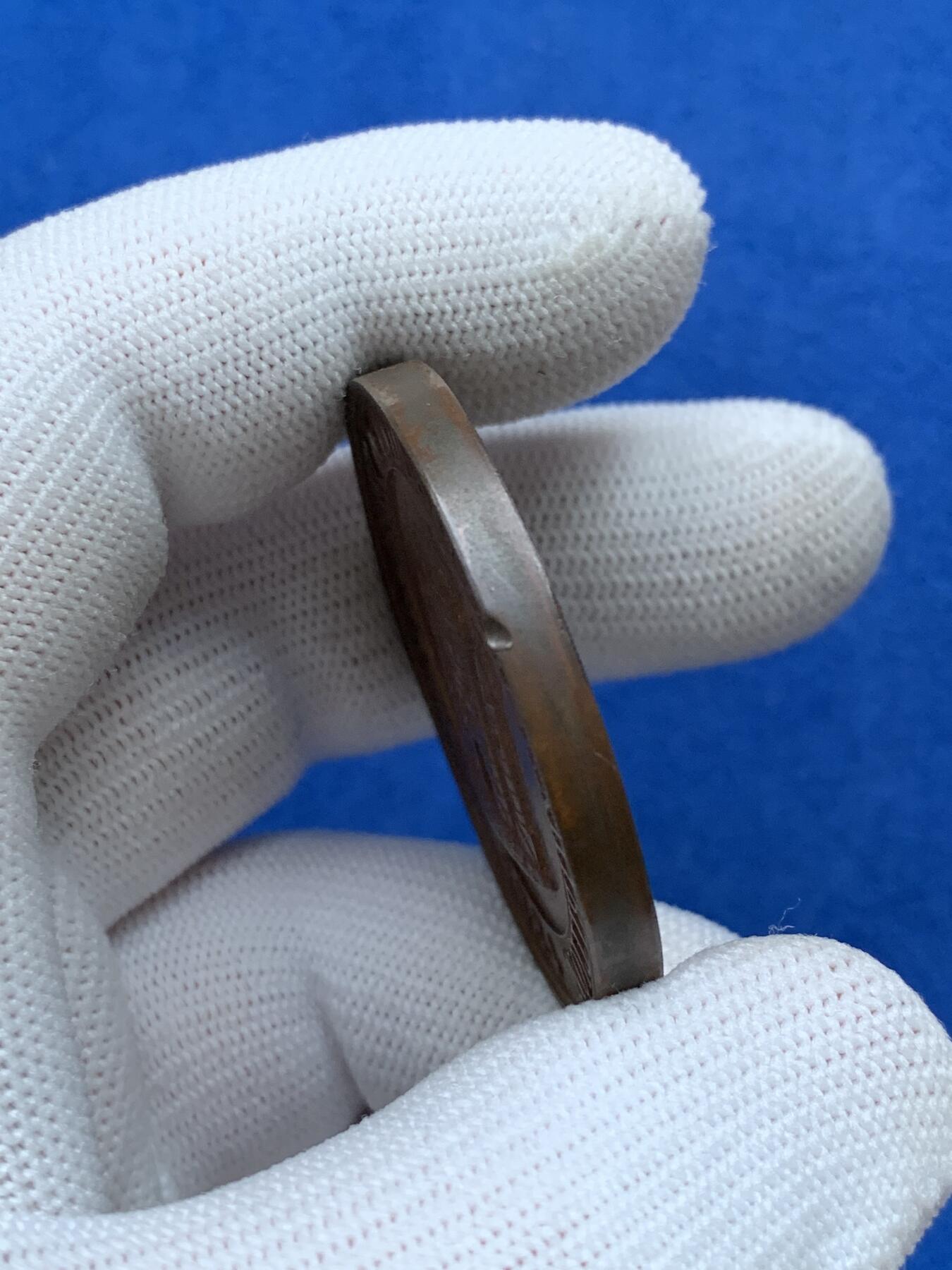 《竞宝斋》第281场- 周日，周一 ，周二3场连拍 （全场包邮） 英国纽伯里艺术与工业展览会铜质奖章，34.58g，41.6mm，带原盒