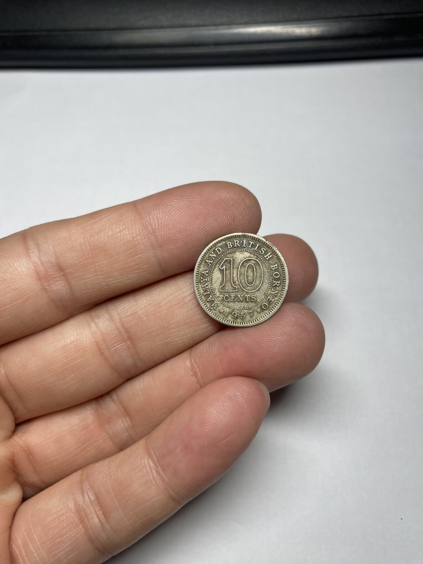 2024年集古藏今外币拍卖第九期-第4场—（总第84拍） 英属马来亚1957年10分