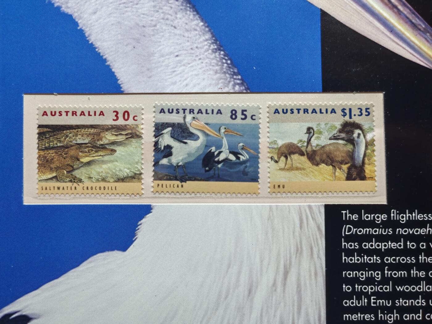 联合阁邮币社™ ——“澳大利亚小邮本专场” 澳大利亚1994年 澳洲本土动物（全新无戳）