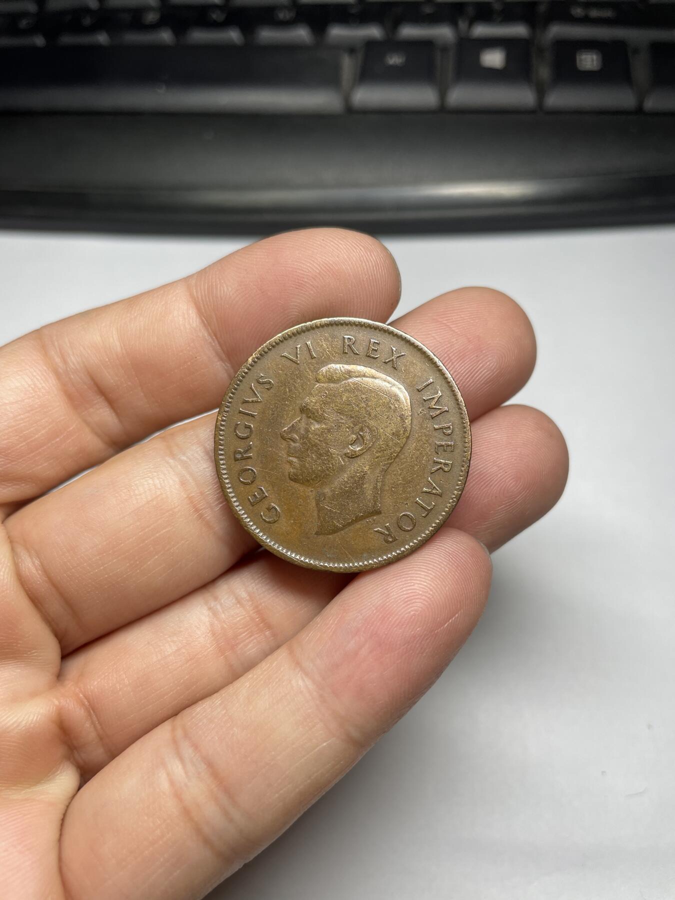 2024年集古藏今外币拍卖第九期-第4场—（总第84拍） 1938年南非1便士