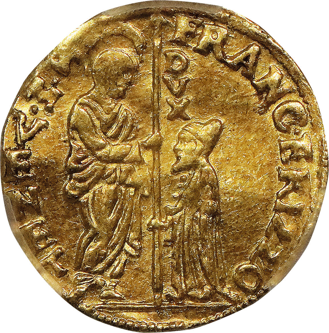 北京阿城哥拍卖2024年春季拍卖会 1637-46年威尼斯总督金币 1zecch PCGS AU58评级编号：41364209