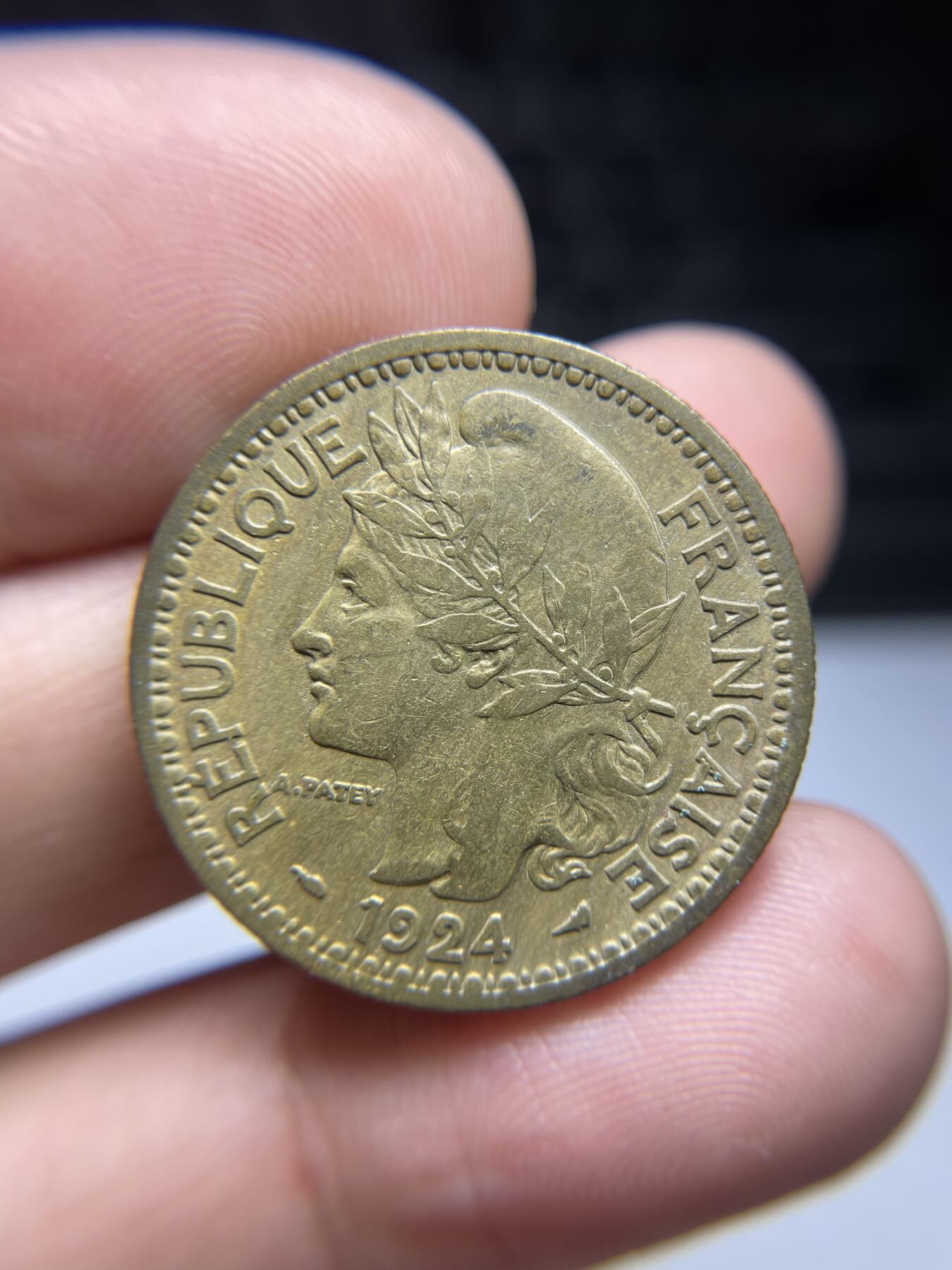 2024年集古藏今外币拍卖第九期-第4场—（总第84拍） 1924年法属多哥2法郎