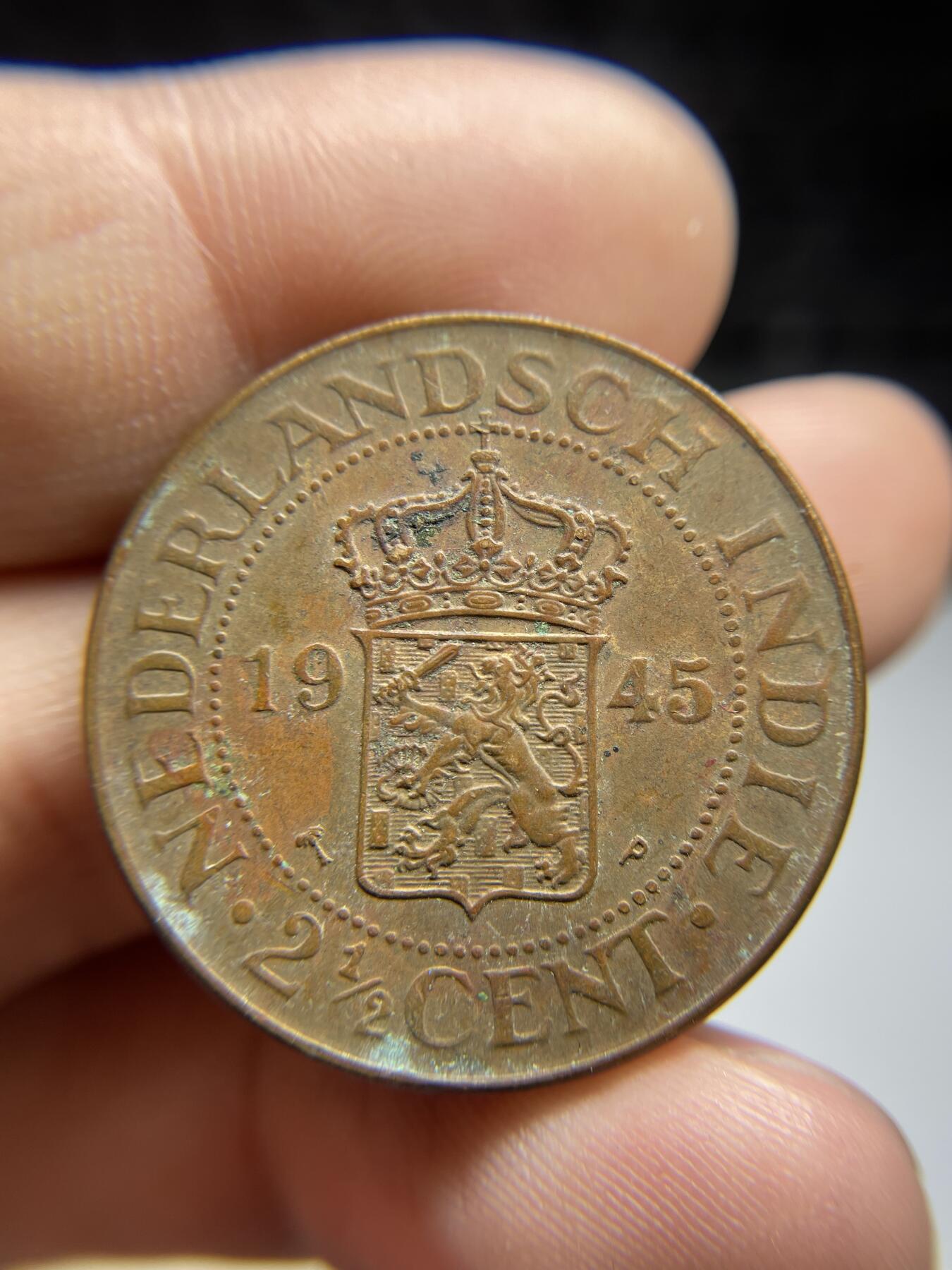 2024年集古藏今外币拍卖第九期-第4场—（总第84拍） 1945年荷属东印度2.5盾