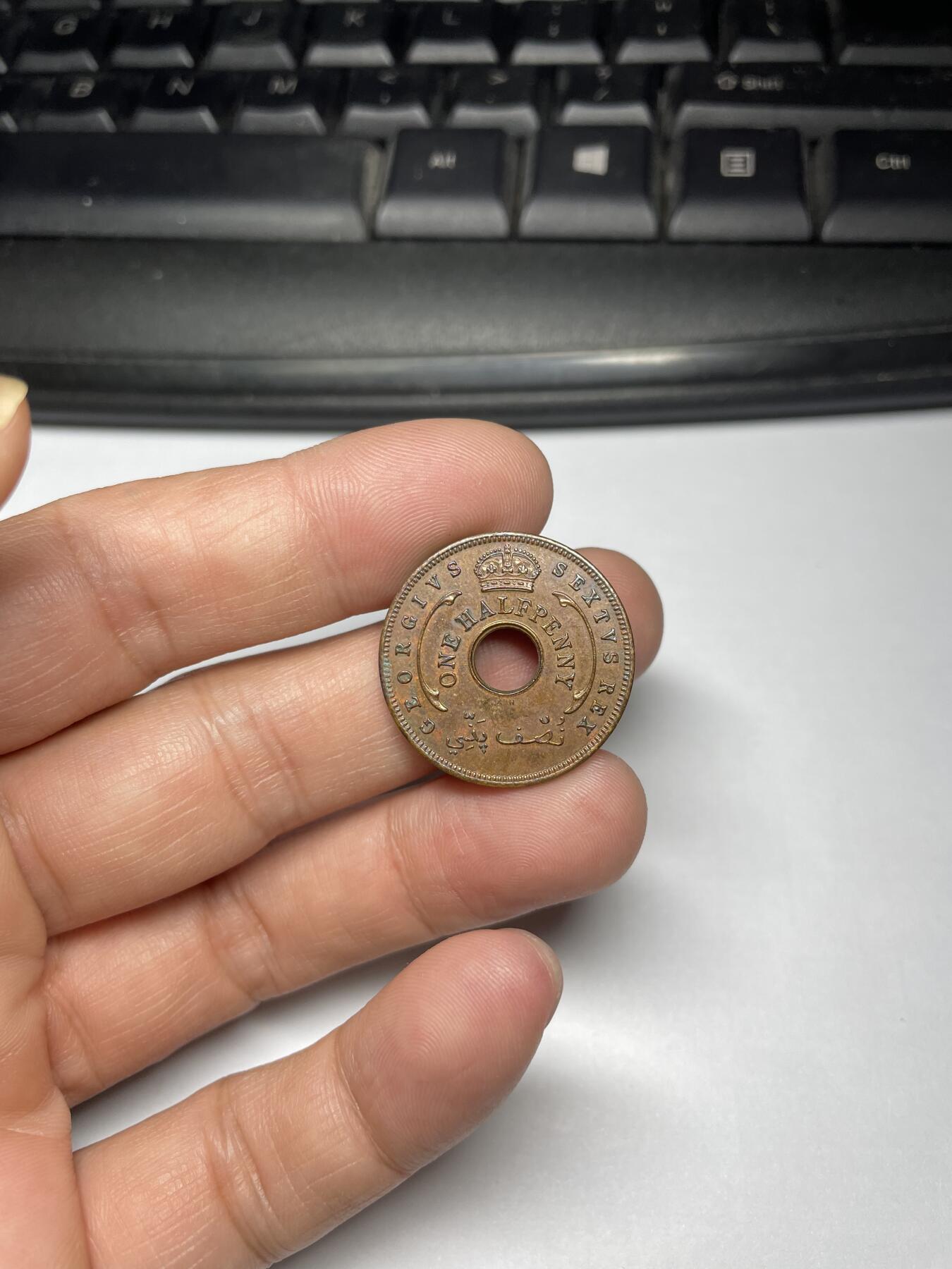 2024年集古藏今外币拍卖第九期-第4场—（总第84拍） 1952年英属西非半便士