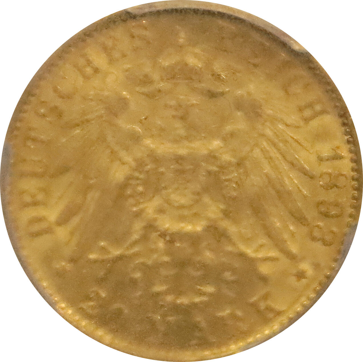 北京阿城哥拍卖2024年春季拍卖会 1913普鲁士二世马克金币一枚 PCGS AU评级编号：37820577