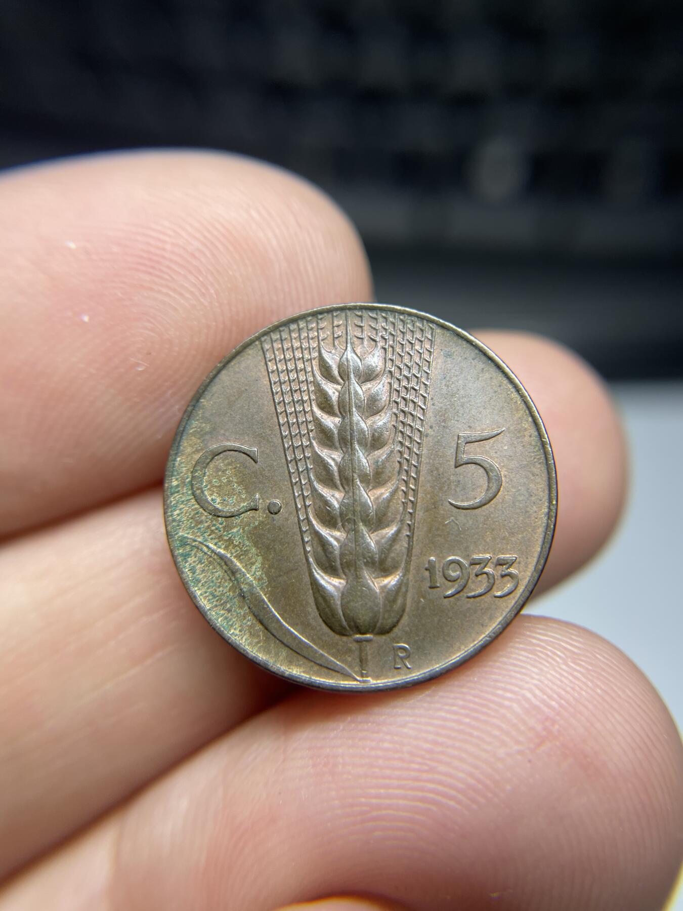 2024年集古藏今外币拍卖第九期-第4场—（总第84拍） 1933年意大利5分