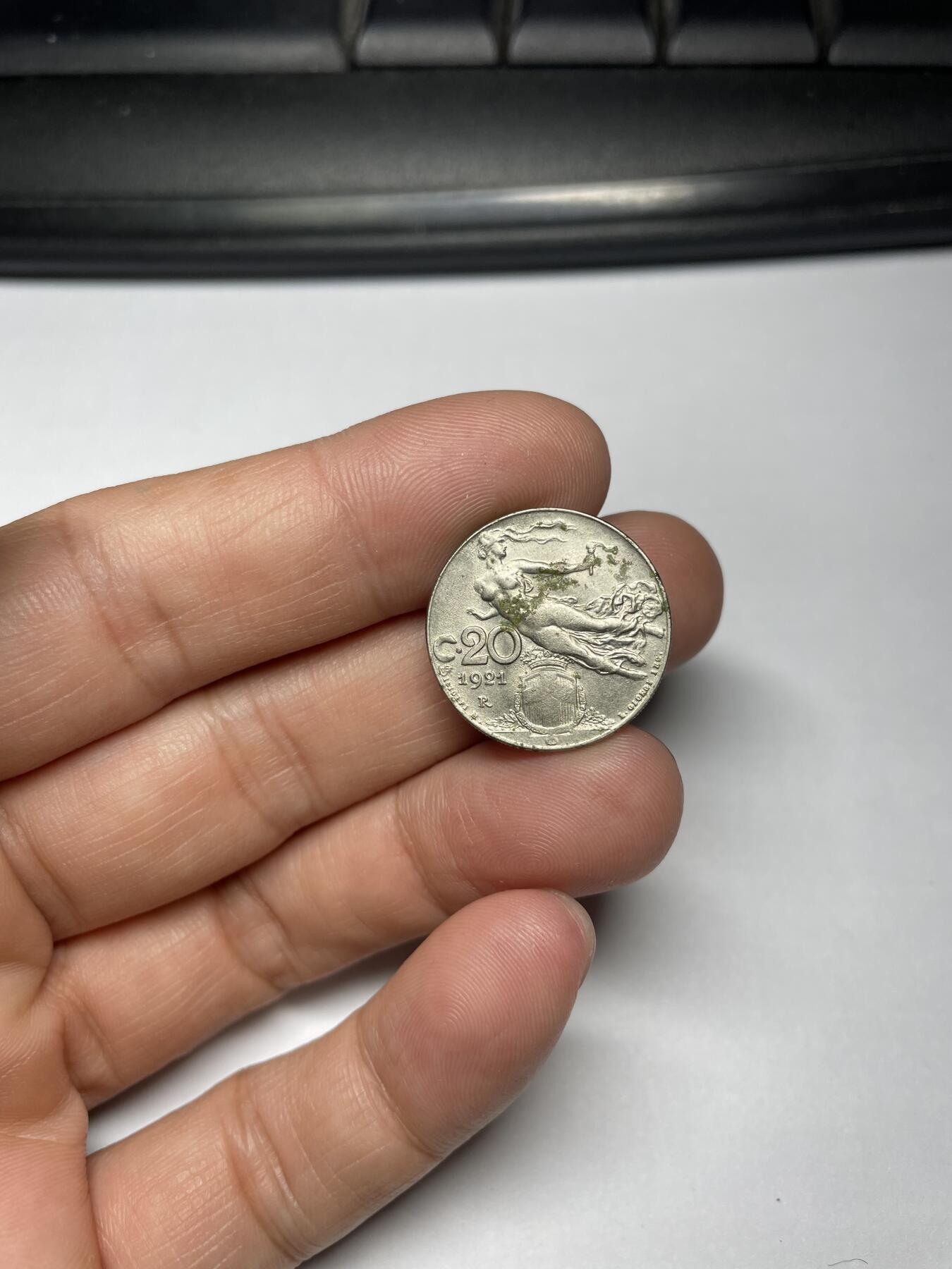 2024年集古藏今外币拍卖第九期-第4场—（总第84拍） 1921年意大利20分