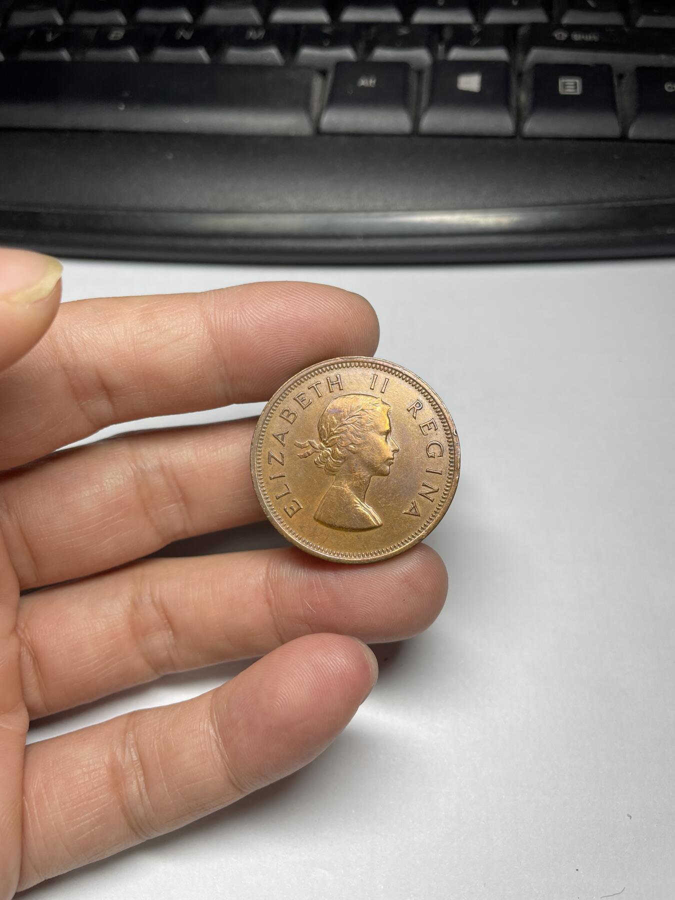 2024年集古藏今外币拍卖第九期-第4场—（总第84拍） 1955年南非1便士