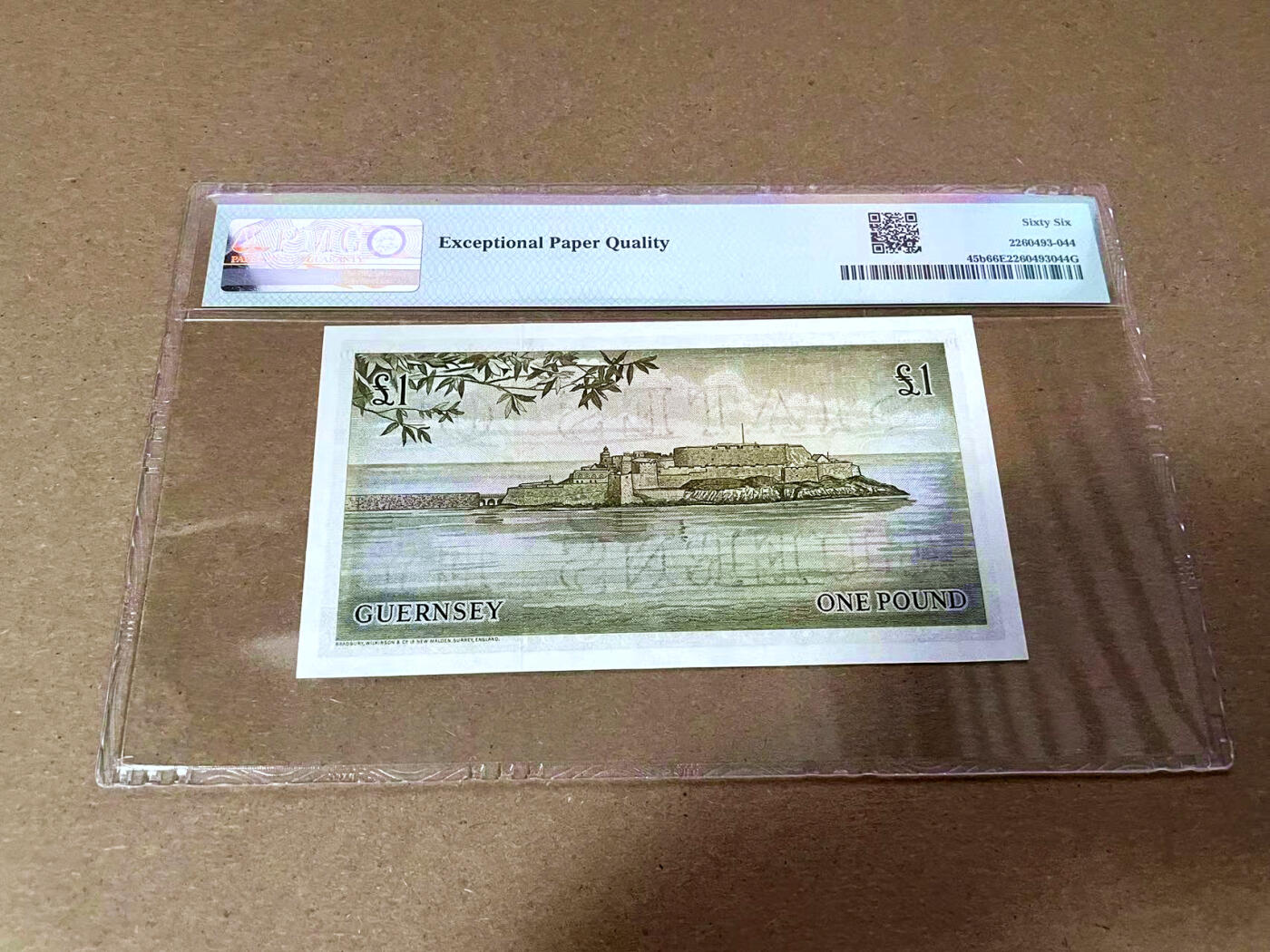【Blue Auction】✨世界纸币精拍第493期【精】 【无47】根西 1969-75年1镑 PMG66EPQ 