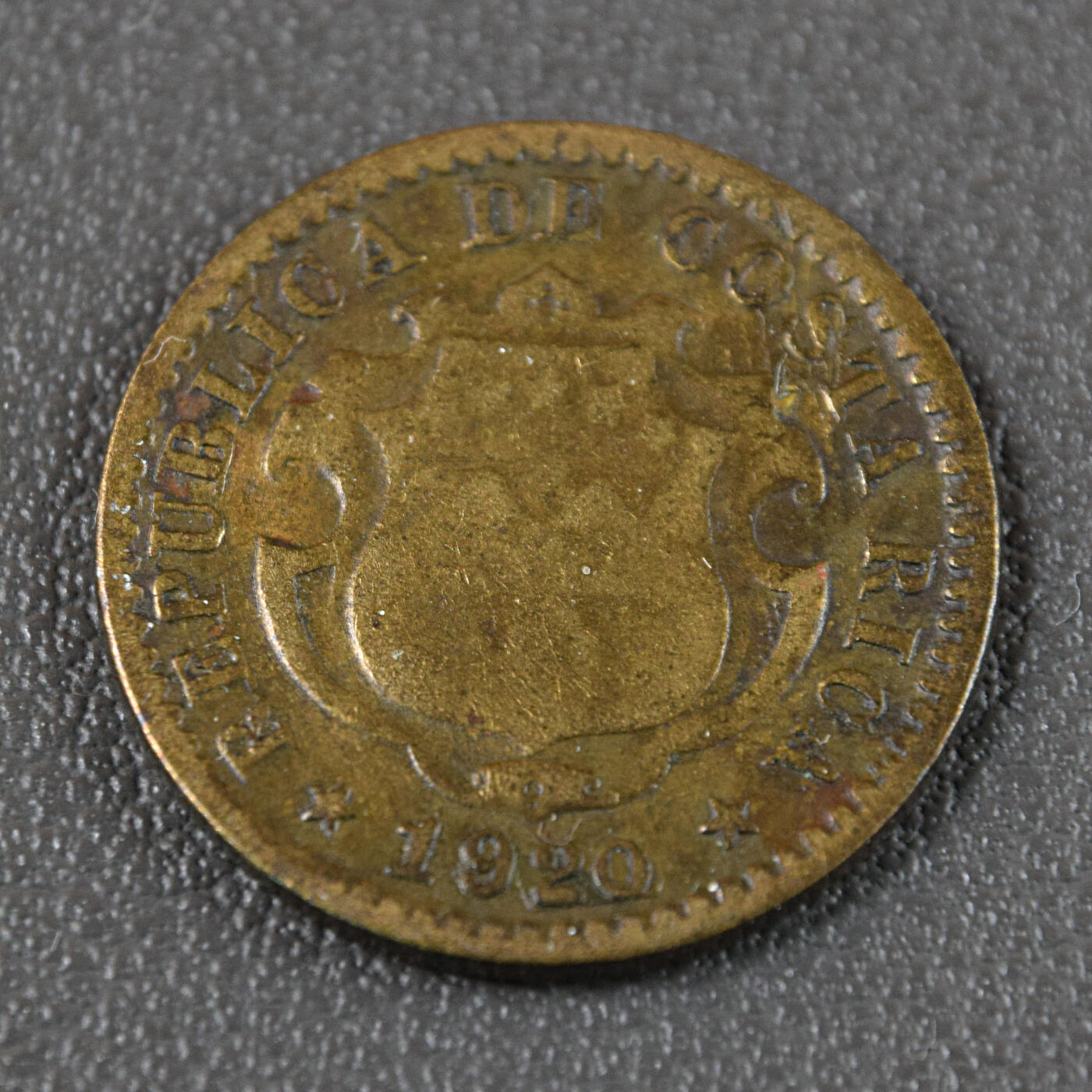 天业钱币散币、银币拍卖第47次专场 全场0元起拍0佣金转发分佣，欢迎围观参拍（平台要求超过60天的订单尽快邮寄，望各位配合解决） 哥斯达黎加1920年10分