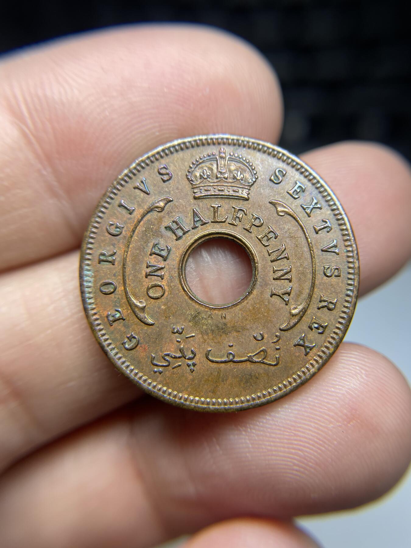 2024年集古藏今外币拍卖第九期-第4场—（总第84拍） 1952年英属西非半便士