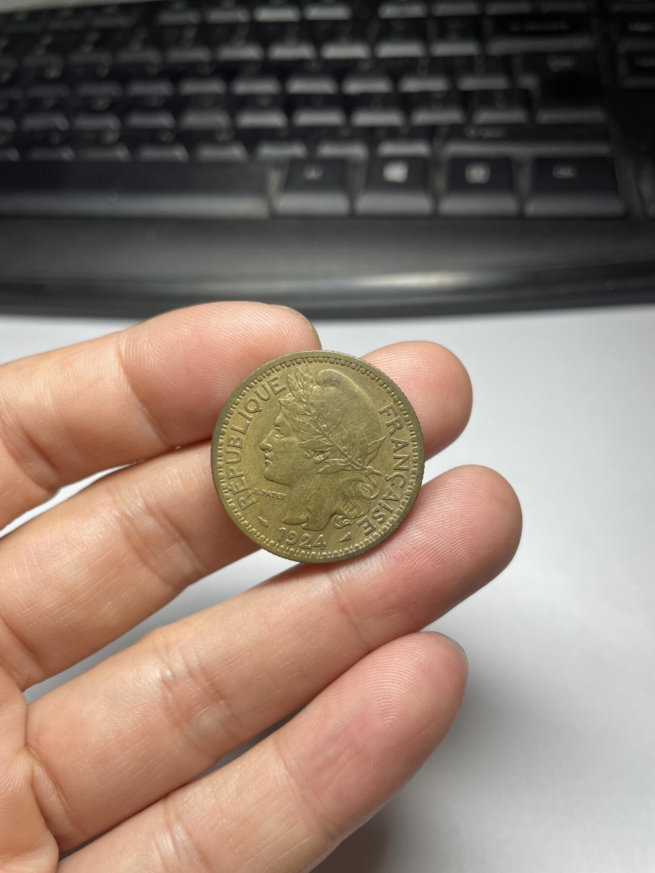 2024年集古藏今外币拍卖第九期-第4场—（总第84拍） 1924年法属多哥2法郎