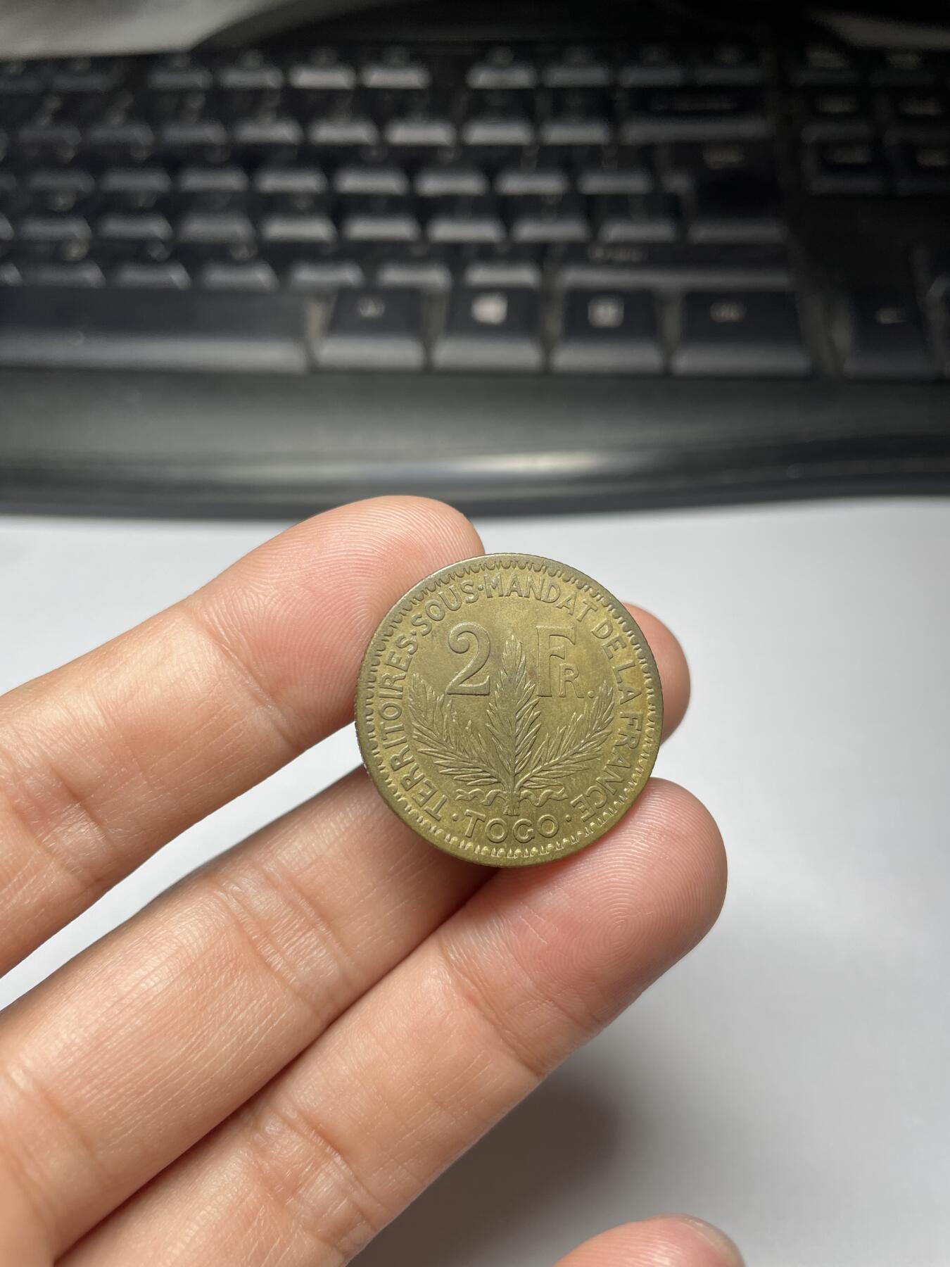 2024年集古藏今外币拍卖第九期-第4场—（总第84拍） 1924年法属多哥2法郎