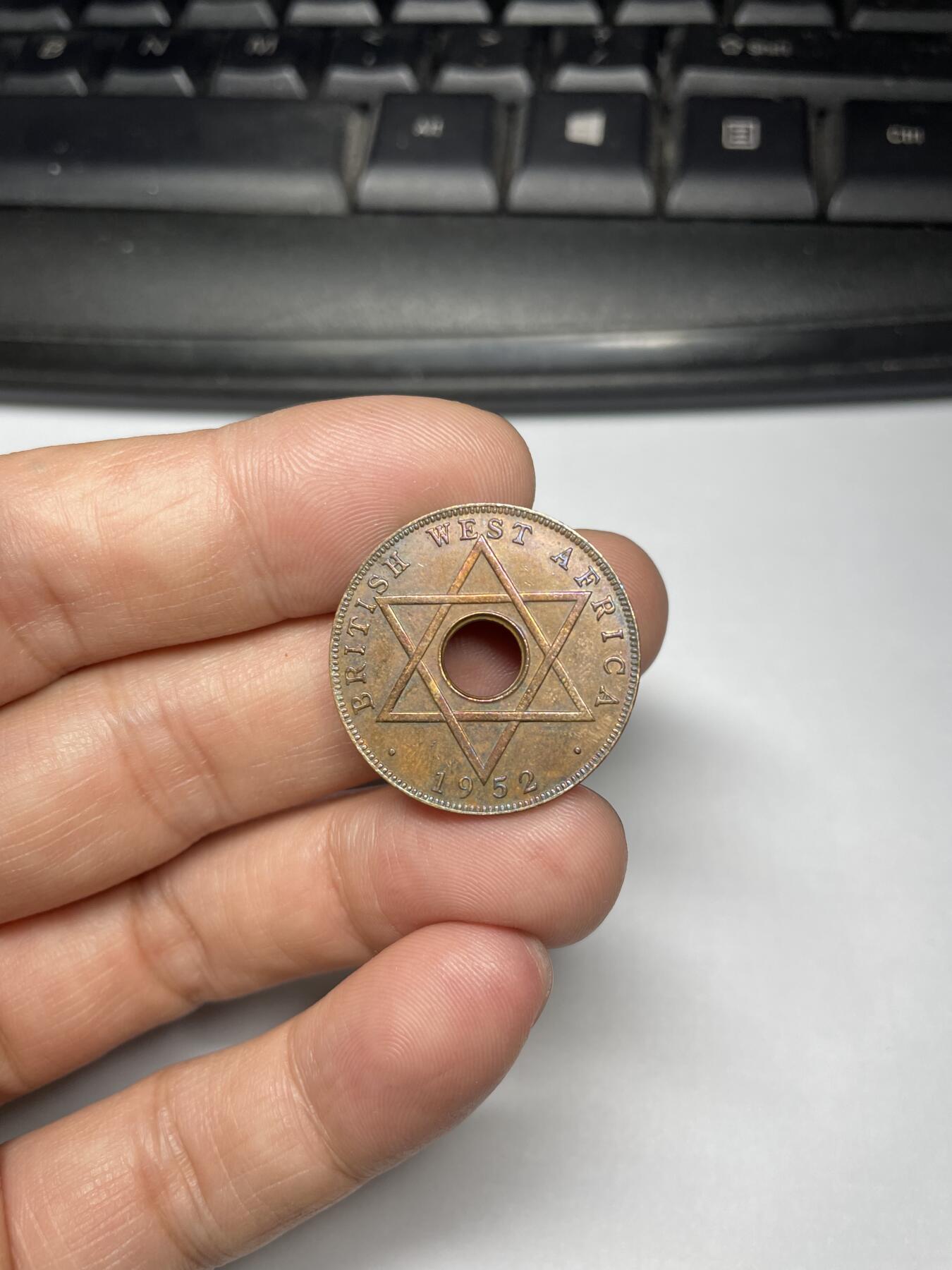 2024年集古藏今外币拍卖第九期-第4场—（总第84拍） 1952年英属西非半便士