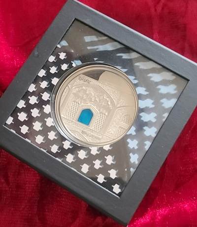 【币将精彩】世界钱币拍卖专场(2024-6-19) - 帕劳2020年蒂芙尼艺术伊斯法罕建筑3盎司精制银币带证书包装