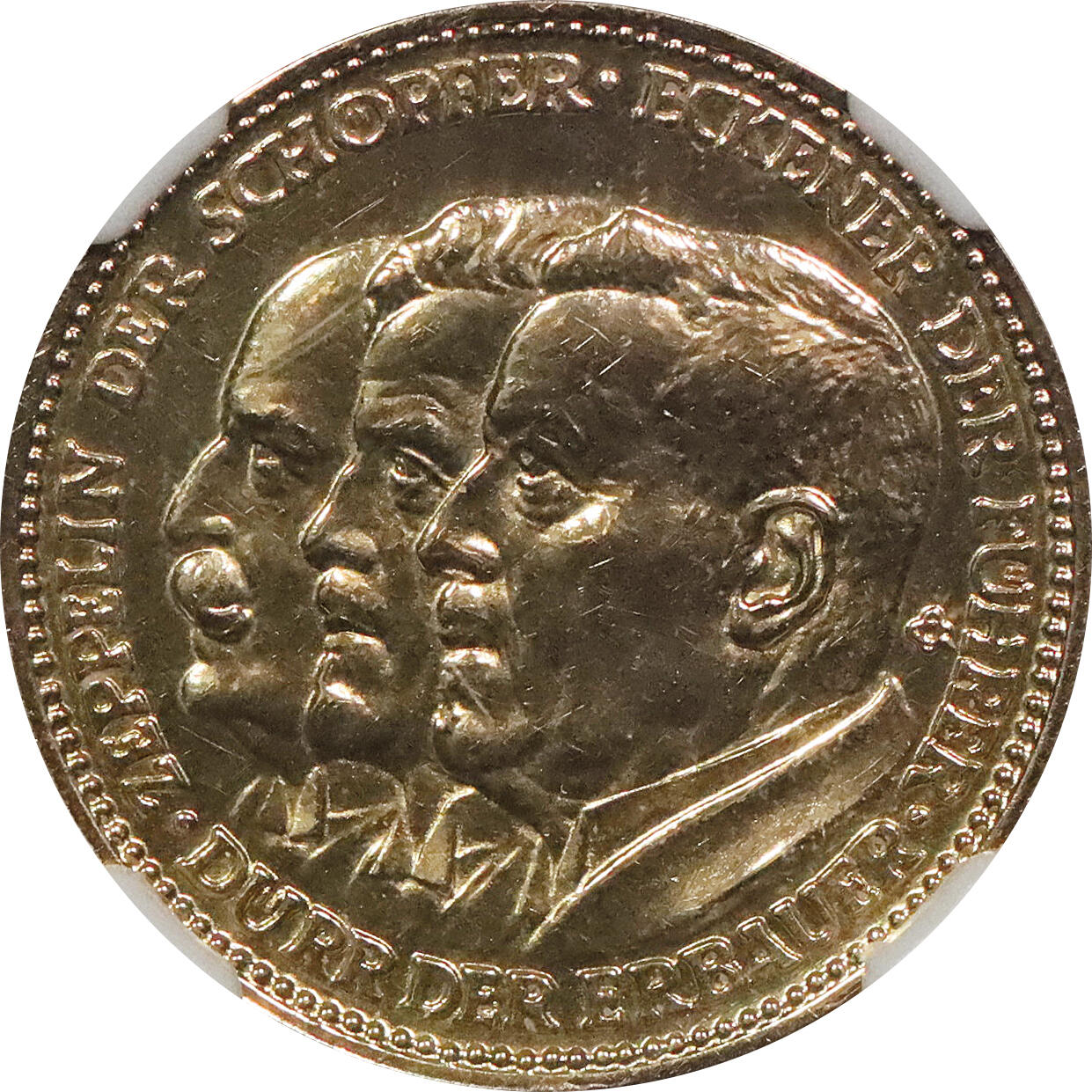 北京阿城哥拍卖2024年春季拍卖会 1929德国齐柏林飞艇环球飞行纪念金章20MK，NGC PF62评级编号：4669242-004