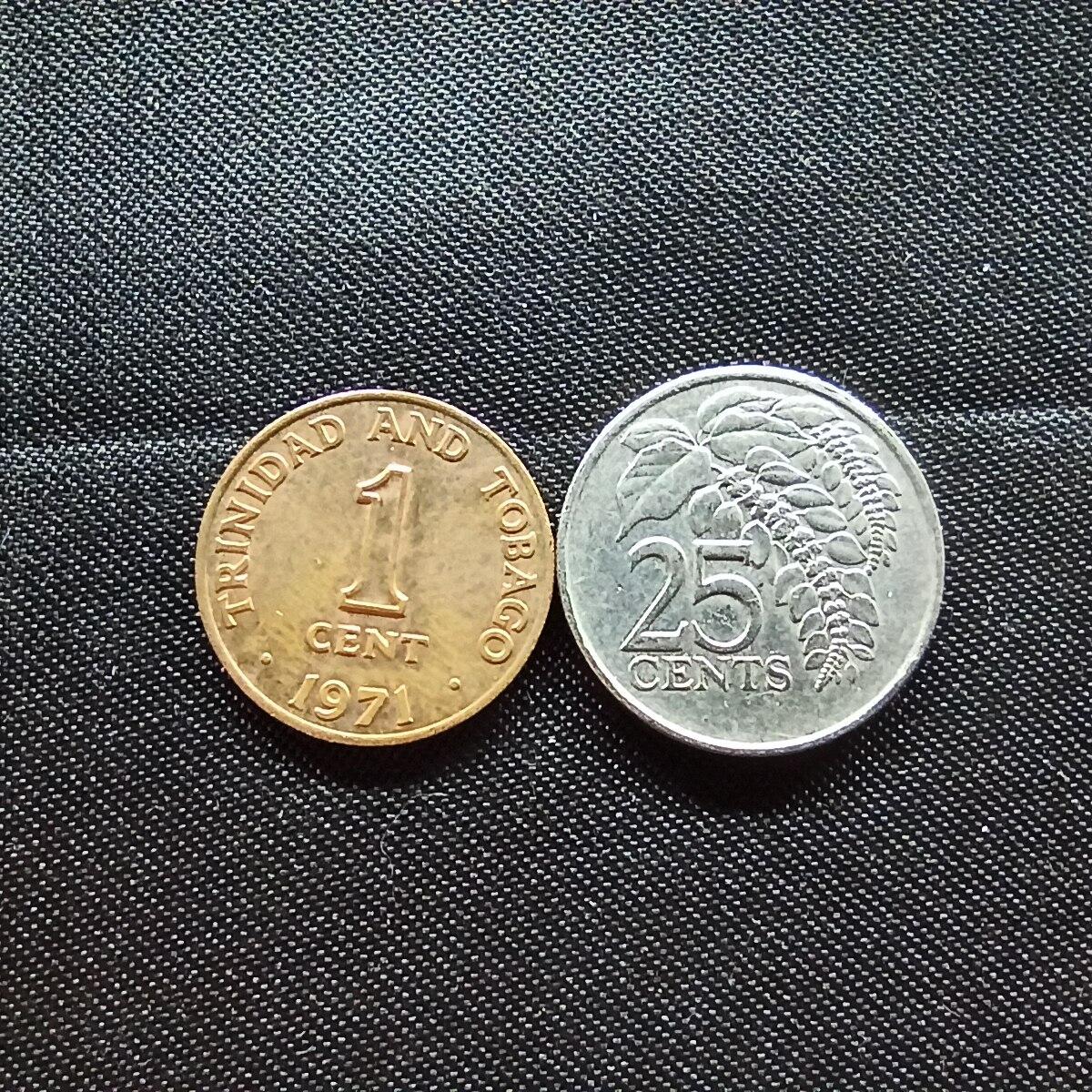 邮泉阁限时拍卖第十一场 各国硬币专场 特立尼达和多巴哥2枚