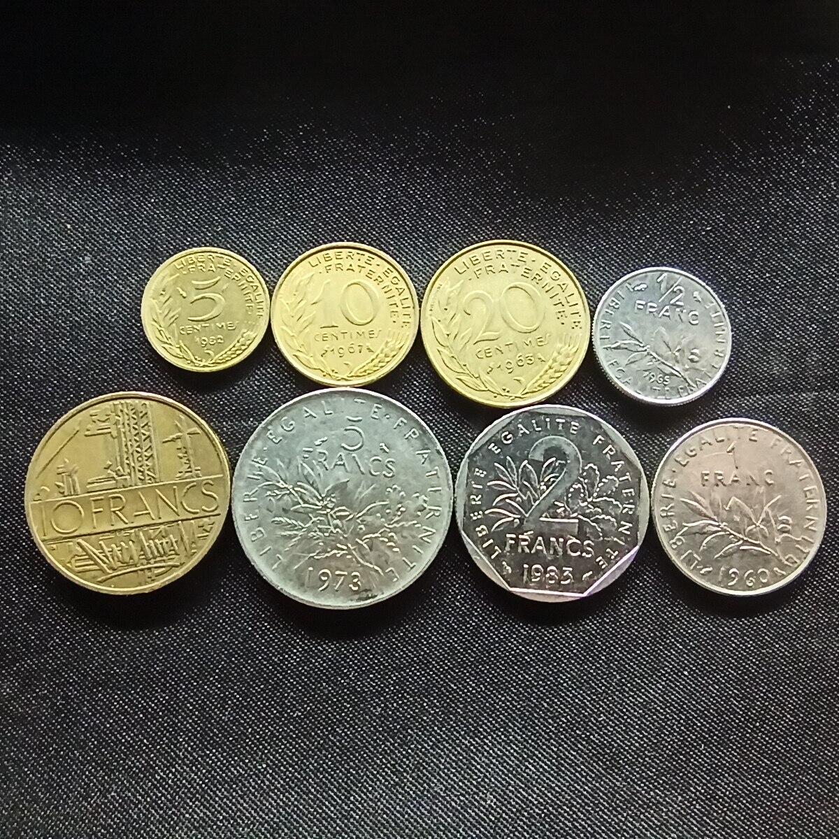 邮泉阁限时拍卖第十一场 各国硬币专场 法国8枚