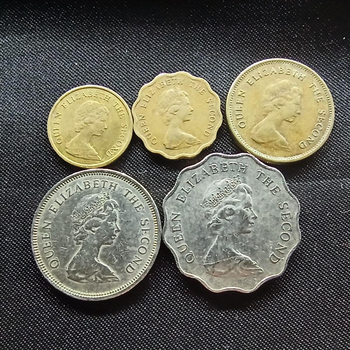 邮泉阁限时拍卖第十一场 各国硬币专场 英占香港5枚