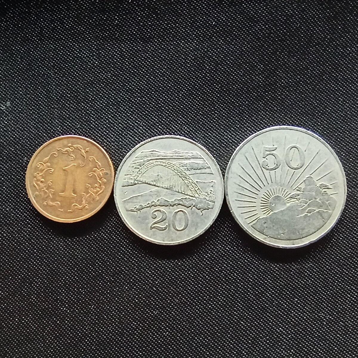 邮泉阁限时拍卖第十一场 各国硬币专场 津巴布韦3枚