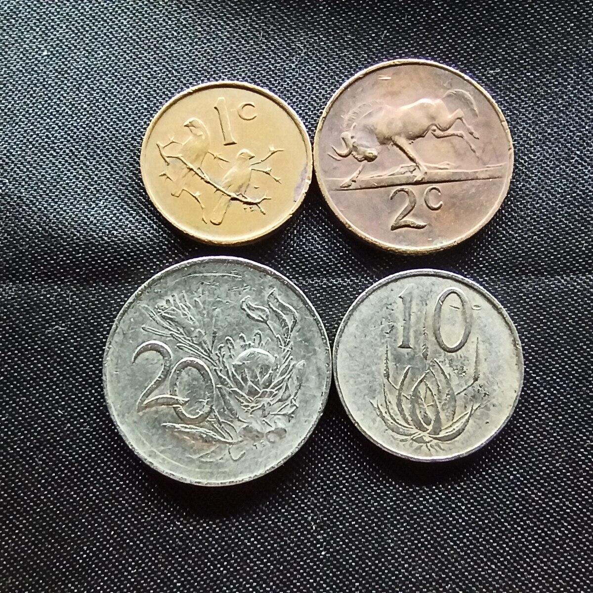 邮泉阁限时拍卖第十一场 各国硬币专场 南非4枚