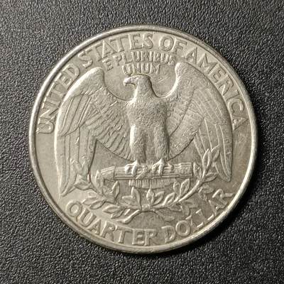 ↓君缘收藏125期☞钱币邮品↓无佣金、可寄存、满10元包邮  - 美国🇺🇸华盛顿25美分