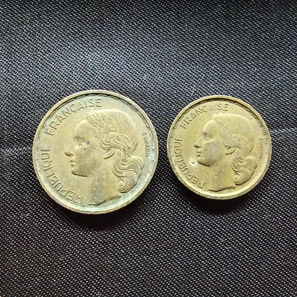 邮泉阁限时拍卖第十一场 各国硬币专场 法国1950年2枚