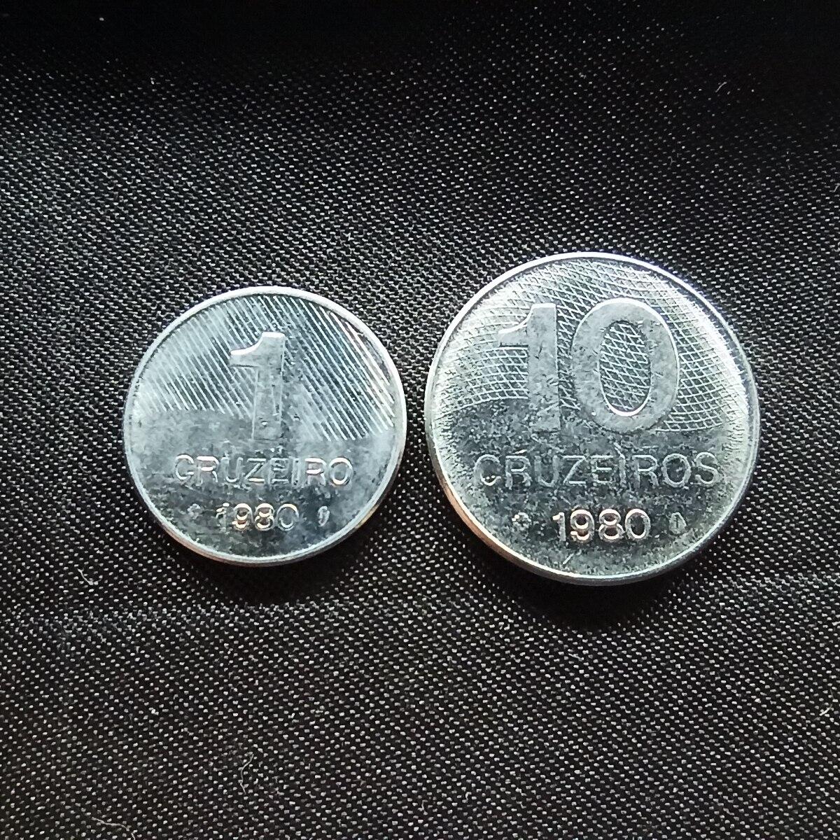 邮泉阁限时拍卖第十一场 各国硬币专场 巴西1980年2枚