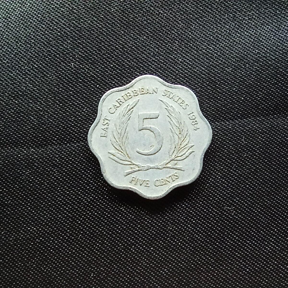 邮泉阁限时拍卖第十一场 各国硬币专场 东加勒比1984年5分