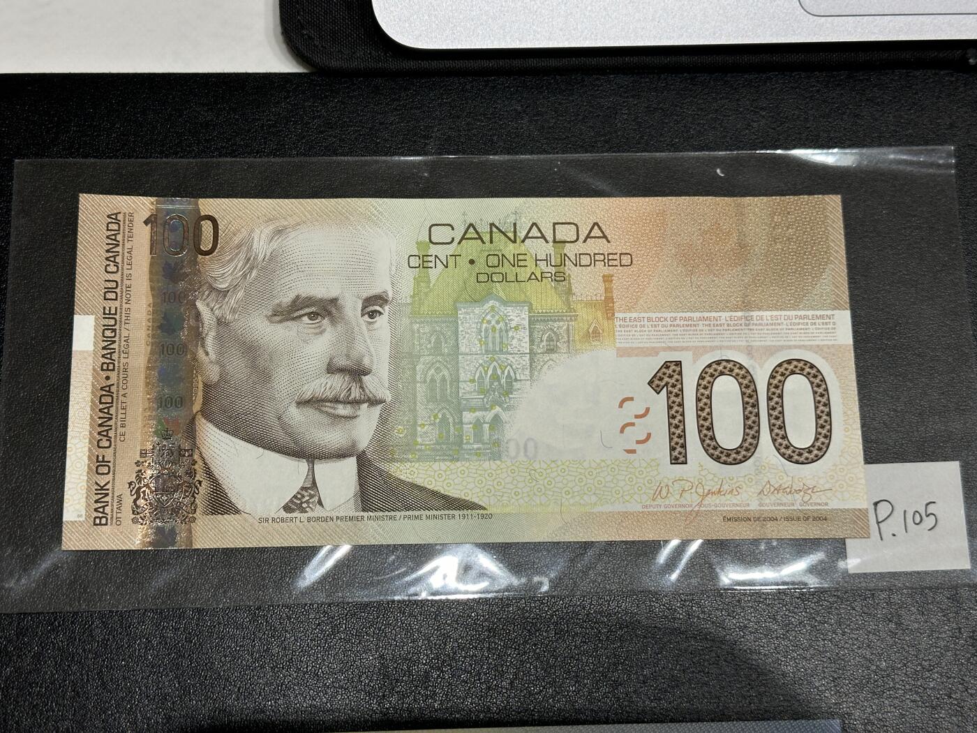 《外钞收藏家》第三百八十一期（美洲小专场） 加拿大2005年版100元	P105  全新UNC