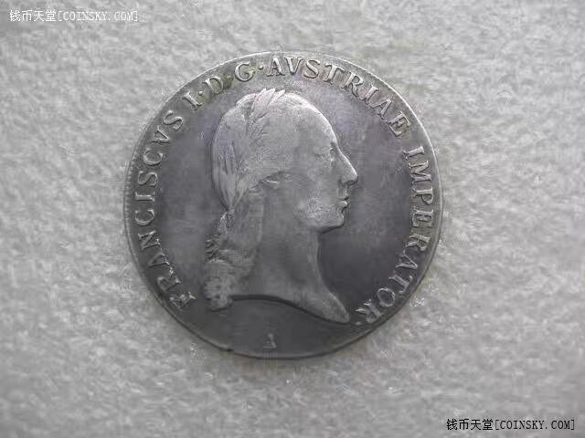 奥地利1820年弗朗茨二世1泰勒克朗银币