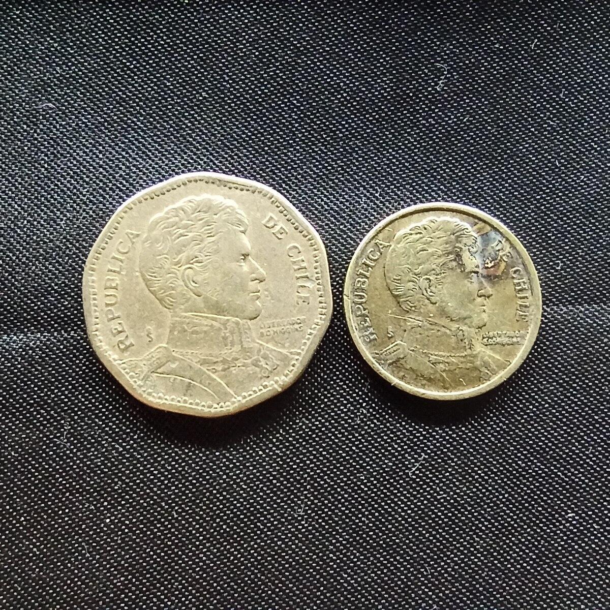 邮泉阁限时拍卖第十一场 各国硬币专场 智利2枚