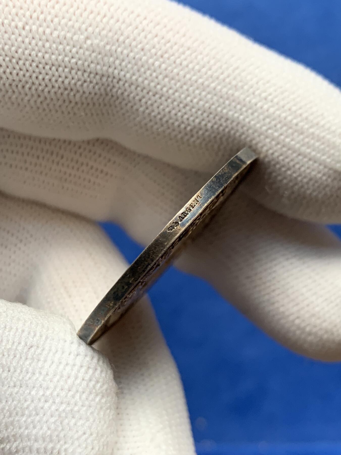 《竞宝斋》第281场- 周日，周一 ，周二3场连拍 （全场包邮） 法国农业镀金银章 五彩包浆 16.8g 34.4mm 丰饶角边铭