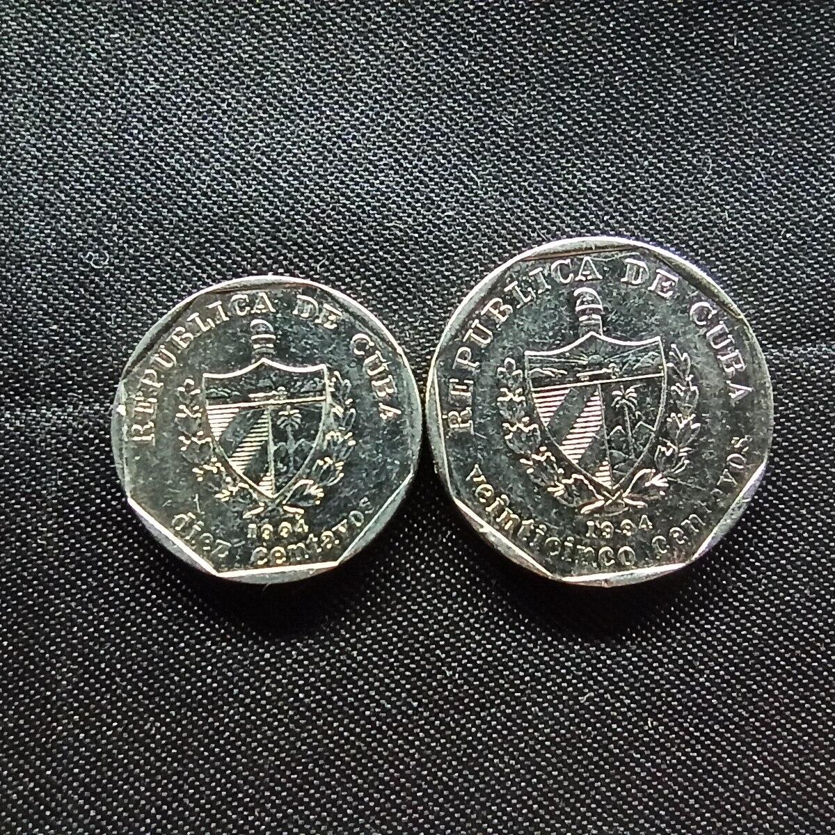 邮泉阁限时拍卖第十一场 各国硬币专场 古巴1994年2枚