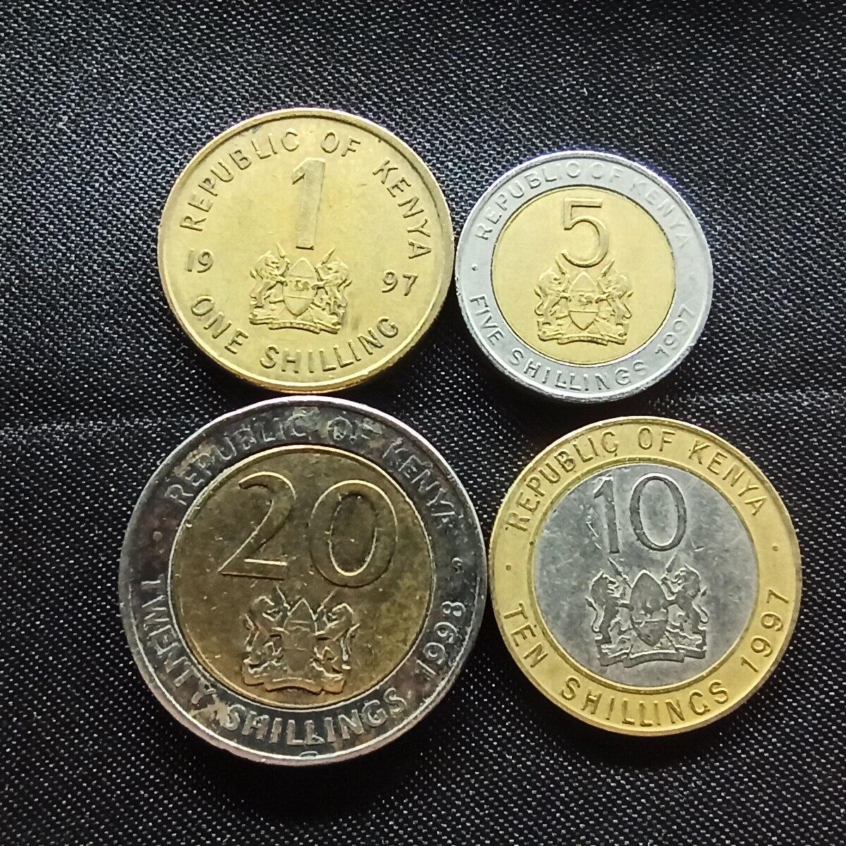 邮泉阁限时拍卖第十一场 各国硬币专场 肯尼亚4枚