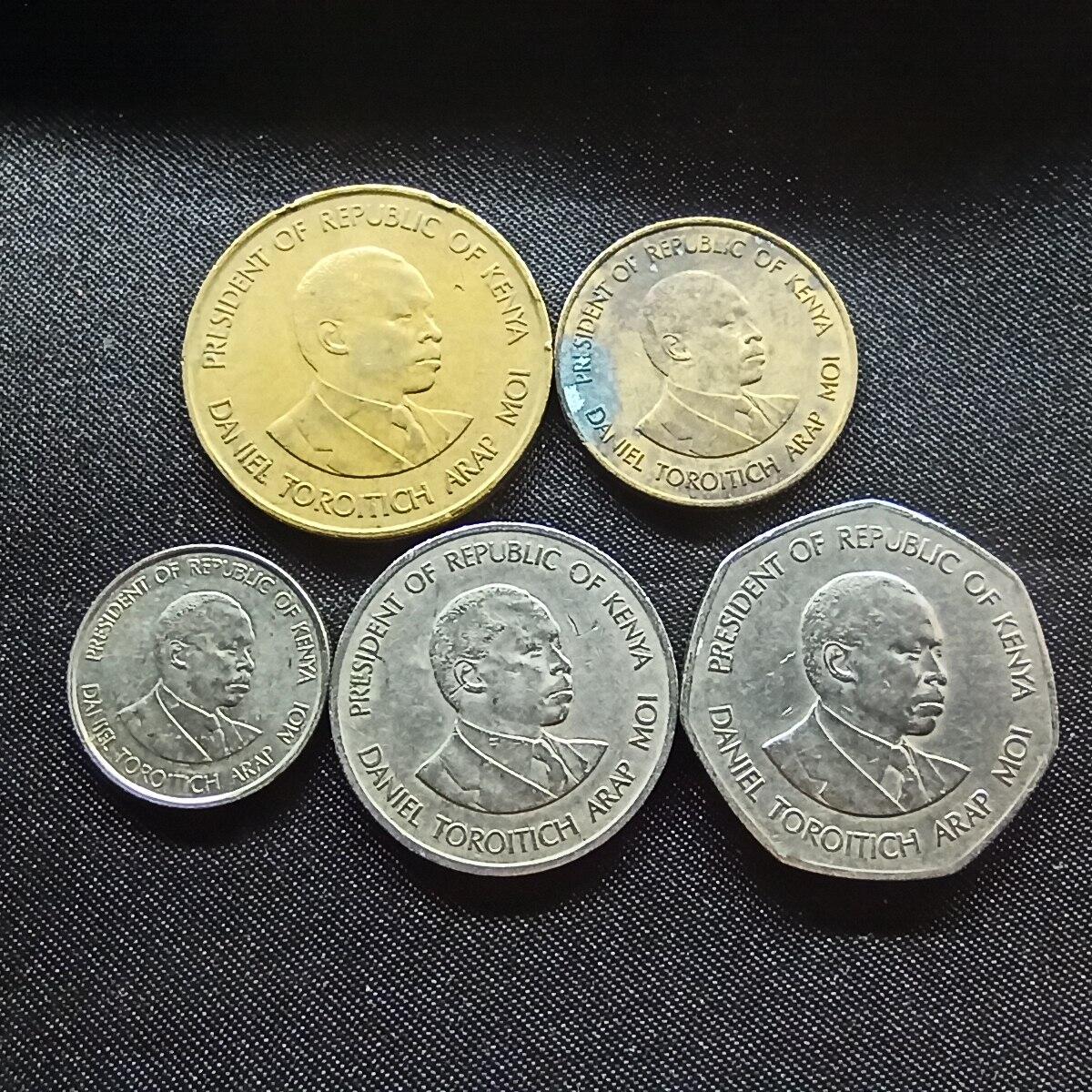 邮泉阁限时拍卖第十一场 各国硬币专场 肯尼亚5枚