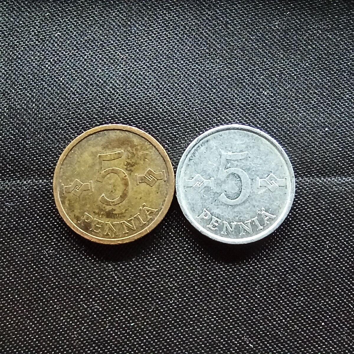 邮泉阁限时拍卖第十一场 各国硬币专场 芬兰5芬尼2枚