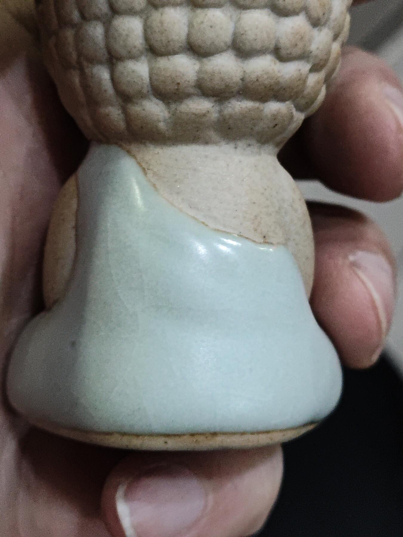 爱淘收藏，清货 汝窑瓷小坐佛