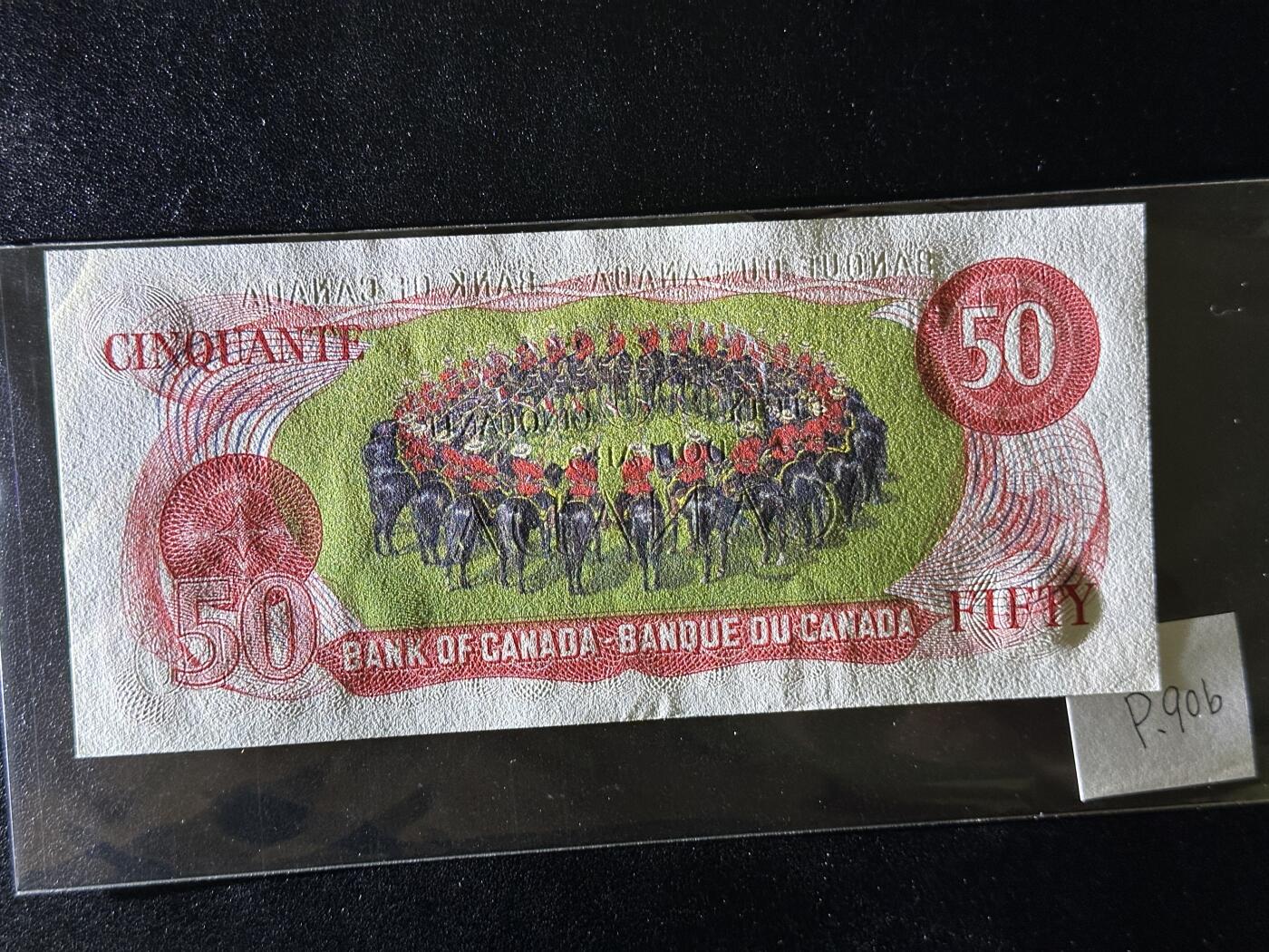 《外钞收藏家》第三百八十一期（美洲小专场） 加拿大1975年50元	P90  全新UNC