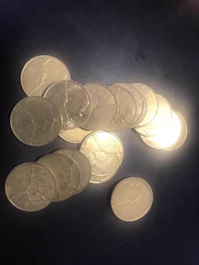 5枚的价格 分裂的人格 24mm 比利时5法郎硬币 流通品相图3 钱币 - 5枚的价格 分裂的人格 24mm 比利时5法郎硬币 流通品相图3 钱币