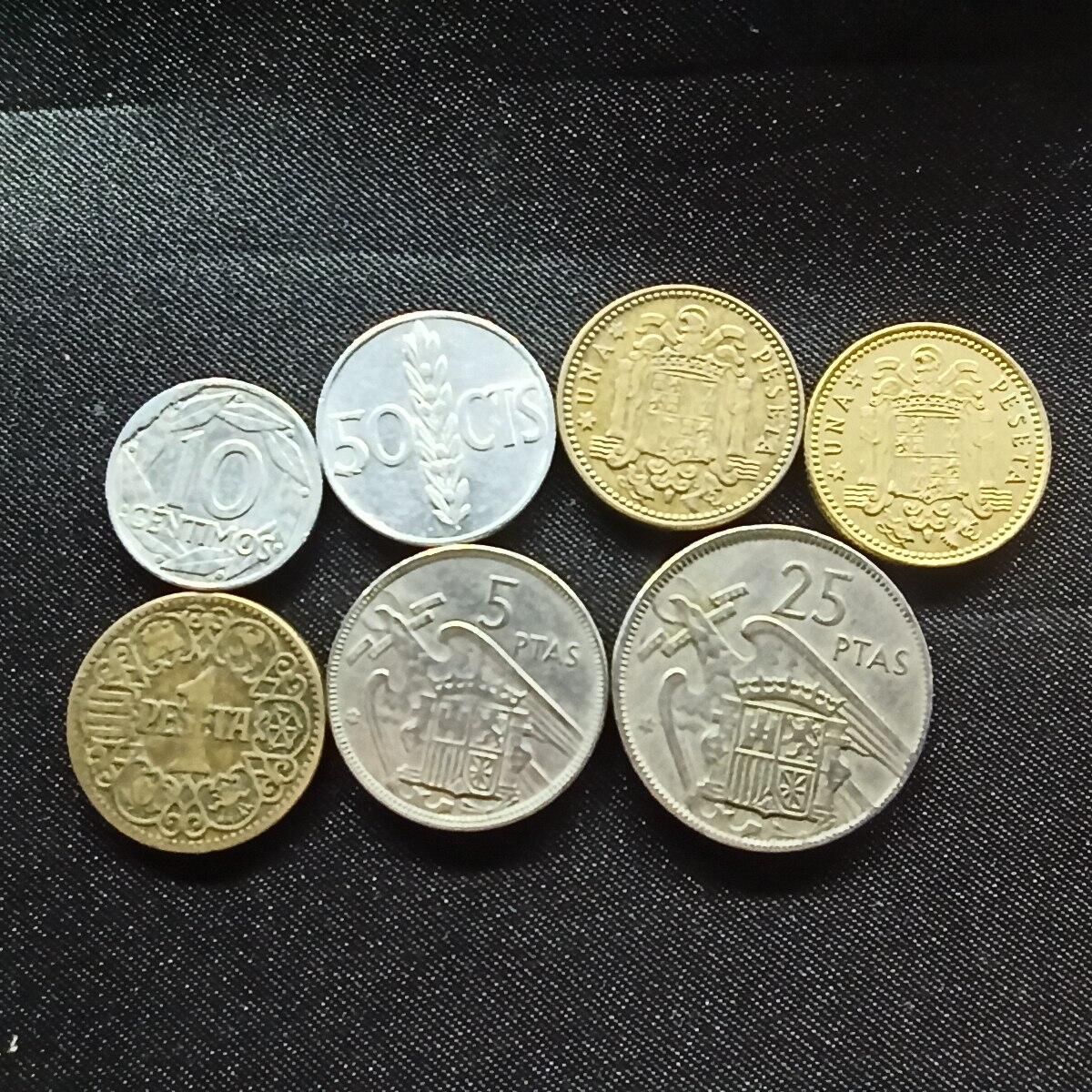 邮泉阁限时拍卖第十一场 各国硬币专场 西班牙佛朗哥7枚