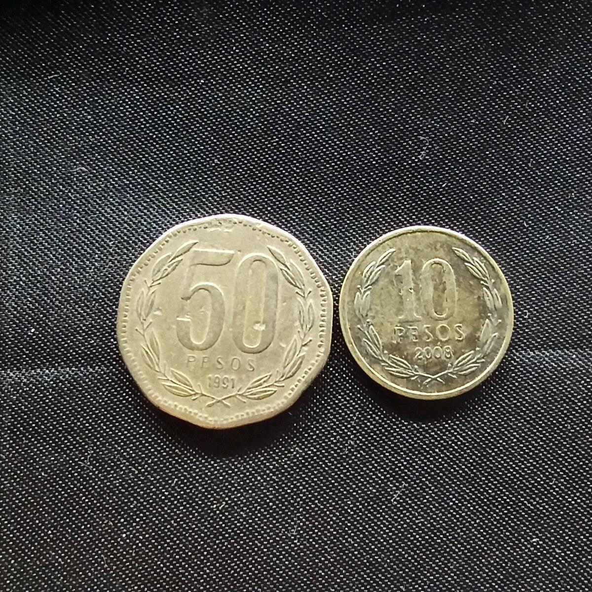 邮泉阁限时拍卖第十一场 各国硬币专场 智利2枚