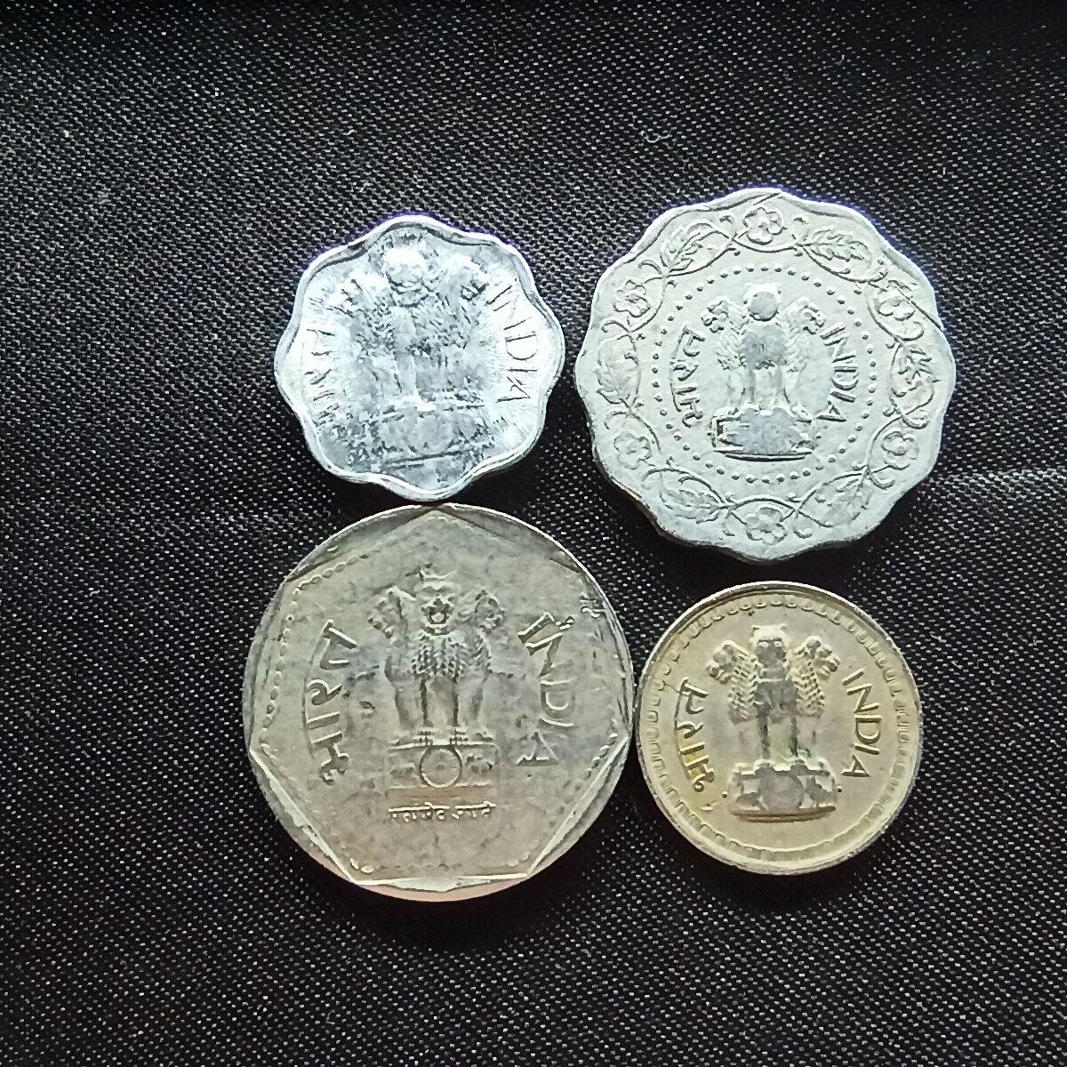 邮泉阁限时拍卖第十一场 各国硬币专场 印度4枚