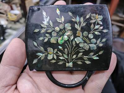 爱淘收藏，清货 - 创汇时期非遗螺钿小化妆漆盒